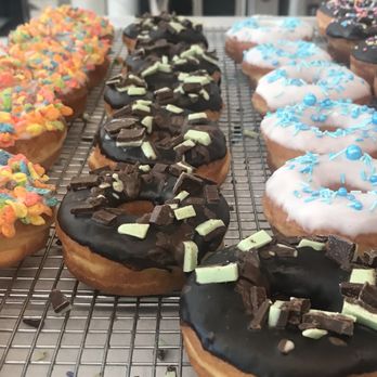 Donut Petit - First @donutpetit of the day: Andes Mint Chocolate. What's next to go with my black coffee? - Donuts Near Me - Alameda, California Donut Petit - First @donutpetit of the day: Andes Mint Chocolate. What's next to go with my black coffee? - Donuts Near Me - Alameda, California