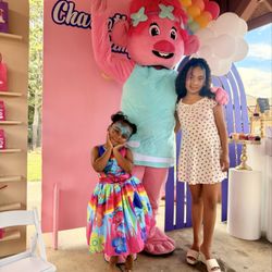 5 year old birthday party of Trolls