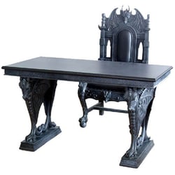 Viking Enterprises - A truly marvelous chair and desk set, fit for a king!