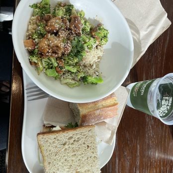 Panera Bread - pick 2: teriyaki chicken and broccoli bowl with Roasted Turkey & Avocado BLT - Salad Near Me - Coppell, Texas