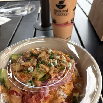 Natural Kitchen - S10 The Rain of Fire and Thai Iced Tea Boba - Ice Cream & Frozen Yogurt Near Me - Milford, Connecticut