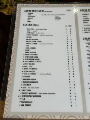 Menu photo 6 Aria Sushi Toronto, ON Menu photo 6 Aria Sushi Toronto, ON