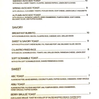 KIT Coffee - KIT Coffee Newport Bch/Costa Mesa food menu changes seasonally. - Coffee & Tea Near Me - Newport Beach, California