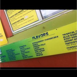 Coco Bongos - Shaved Ice Flavors
