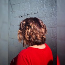 Bristle Hair Shop - Hair cut, all over color, and style by Terah