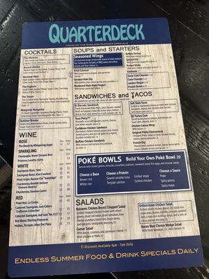 Menu photo 1 Quarterdeck Restaurants Plantation, FL