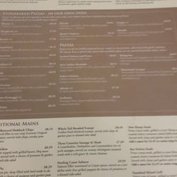Stamford Arms - Menu