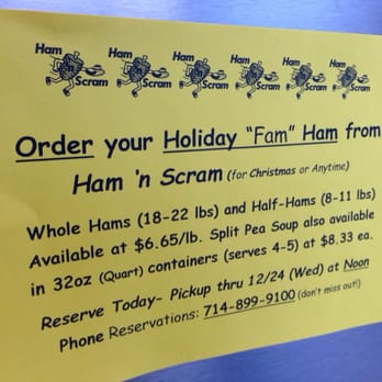 Ham 'n Scram - Facts - Breakfast & Brunch Near Me - Westminster, California