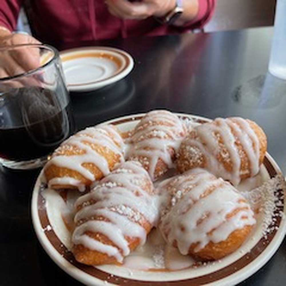 Break Your Fast - Beignets with Vanilla Syrup - American Near Me - Union City, California Break Your Fast - Beignets with Vanilla Syrup - American Near Me - Union City, California
