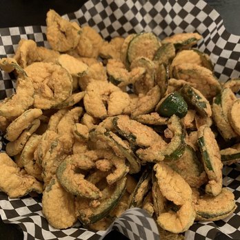 Smokies BBQ - 1/2 fried pickles, 1/2 fried jalapeños served with regular and spicy ranch. - Barbeque Near Me - Broken Arrow, Oklahoma Smokies BBQ - 1/2 fried pickles, 1/2 fried jalapeños served with regular and spicy ranch. - Barbeque Near Me - Broken Arrow, Oklahoma