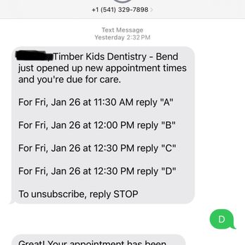 Timber Kids Dentistry & Orthodontics - Bend - Confirmation of appointment - Pediatric Dentists Near Me - Bend, Oregon Timber Kids Dentistry & Orthodontics - Bend - Confirmation of appointment - Pediatric Dentists Near Me - Bend, Oregon
