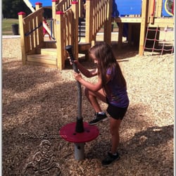 Patton Park - This crazy spinning disc - made me dizzy just to watch!
