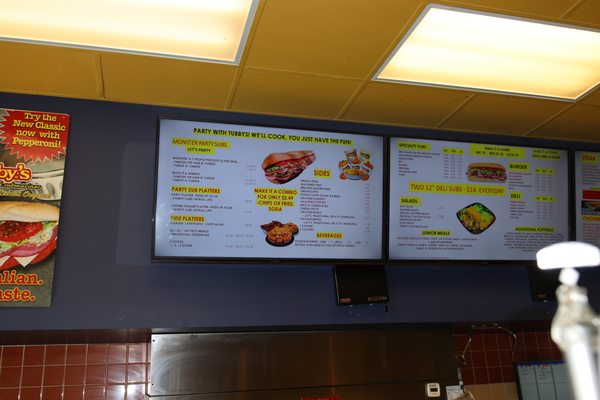 Menu photo 1 Tubby's Novi, MI