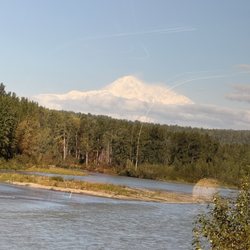 Wilderness Express - Denali in the background