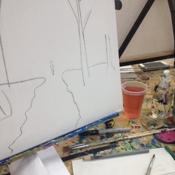 Painting Lounge - Wine ready - Art Schools Near Me - New York, New York