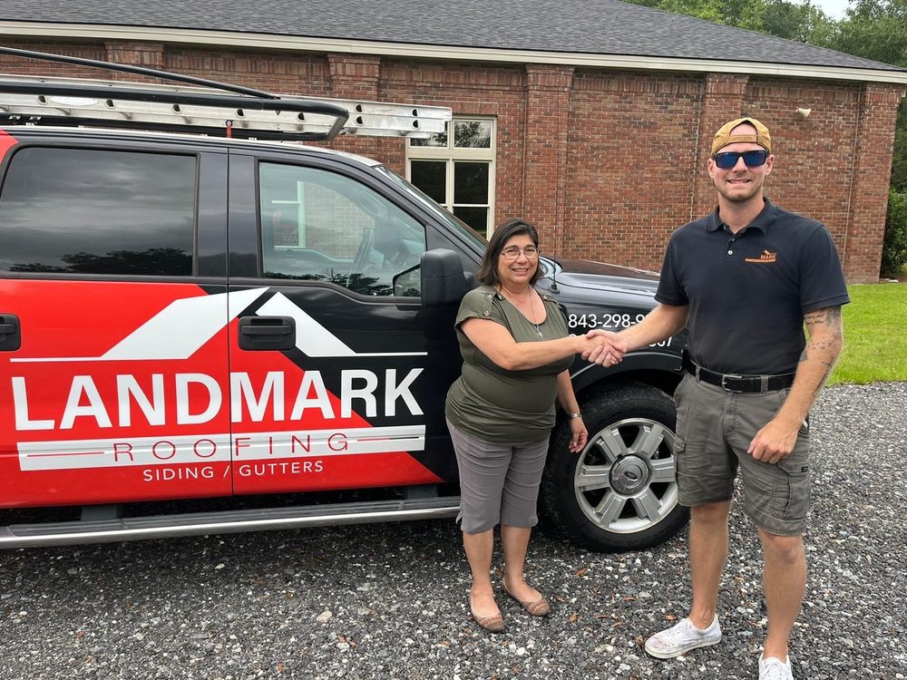 Slide of Landmark Roofing