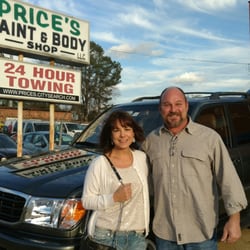 Price's Paint and Body Shop Llc - Jamie did a great job on Stacey's Land Cruiser after hitting the deer.