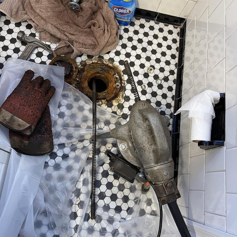 Slide of Blackwater Drain Cleaning