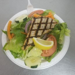 Grilled Swordfish Salad