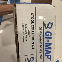 Diagnostic Solutions Laboratory - The box announces to the world that you're getting a G.I. stool test for parasites and other organisms they send it to you in this box