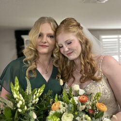 Elena Costa Salon - Hair done for both bridesmaid and bride