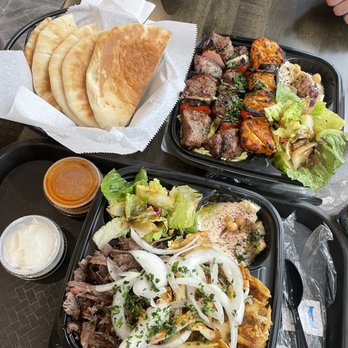 Sinya Mediterranean Grill - Mixed Shawarma Entree and Mixed Grill Entree - Mediterranean Near Me - Chicago, Illinois Sinya Mediterranean Grill - Mixed Shawarma Entree and Mixed Grill Entree - Mediterranean Near Me - Chicago, Illinois