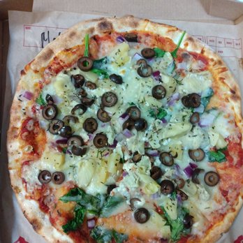 MOD Pizza - Pizza my way, olive, artichoke, pineapple, basil, spinach, red onion, blue cheese & mozzarella cheeses - Fast Food Near Me - The Woodlands, Texas MOD Pizza - Pizza my way, olive, artichoke, pineapple, basil, spinach, red onion, blue cheese & mozzarella cheeses - Fast Food Near Me - The Woodlands, Texas