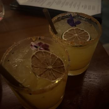 Komodo Miami - Spicy Jaja Margarita with spicy rim - Asian Fusion Near Me - Miami, Florida