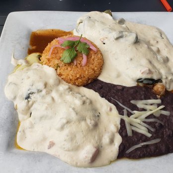 La Buena Vida - Chile rellenos smothered in cream sauce - Mexican Near Me - Fort Collins, Colorado La Buena Vida - Chile rellenos smothered in cream sauce - Mexican Near Me - Fort Collins, Colorado