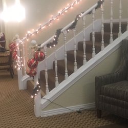 Brookdale Senior Living - Holiday decorations in the foyer