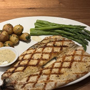 Seasons 52 - Wood-Grilled Idaho Rainbow Trout - New American Near Me - Bradenton, Florida