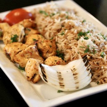 Hummus Cafe - Shish Tawook (Chicken Kabob) - Mediterranean Near Me - Oklahoma City, Oklahoma