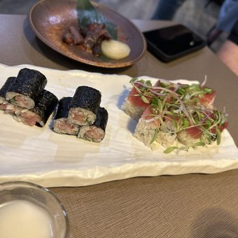 Shimogamo - Chandler - Negi Toro Roll, yuzu tuna roll - Sushi Bars Near Me - Chandler, Arizona Shimogamo - Chandler - Negi Toro Roll, yuzu tuna roll - Sushi Bars Near Me - Chandler, Arizona
