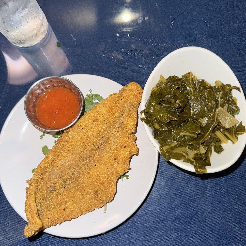 SavannahBlue - Catfish & Collard Greens - New American Near Me - Detroit, Michigan SavannahBlue - Catfish & Collard Greens - New American Near Me - Detroit, Michigan