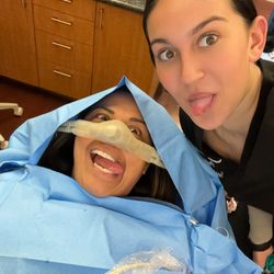 Ali Alijanian, DDS - Centurion Dental Implants & Oral Surgery - Getting ready for my dental implant surgery with my amazing oral surgery assistant.