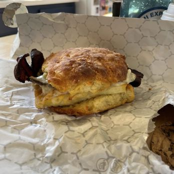 Little Coco - Bacon, egg and cheese on a biscuit. - Coffee & Tea Near Me - Barrington, New Jersey