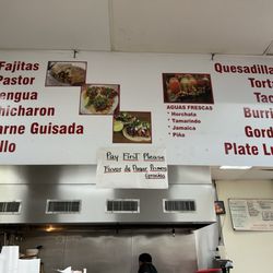 La Moreliana - Menu