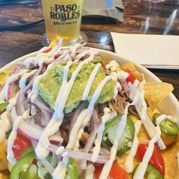 Nachos with carnitas Nachos with carnitas