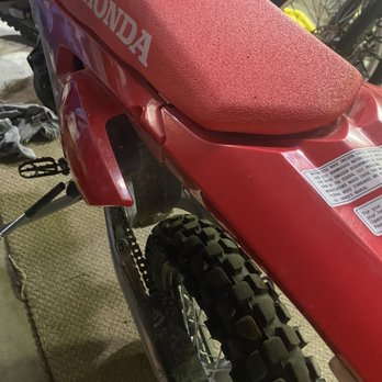 RideNow SoCal - How in the Honda world did this happen? Wtf? Pinch point in the fender at the subframe? - Motorcycle Dealers Near Me - Vista, California