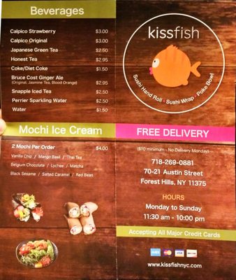 Menu photo 6 Kissfish Forest Hills, NY