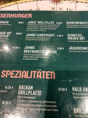Menu photo 1 Schweine Janes Dusseldorf, NW Menu photo 1 Schweine Janes Dusseldorf, NW