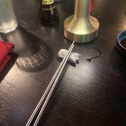 Rio of Japan - Ceramic cat chopstick holder