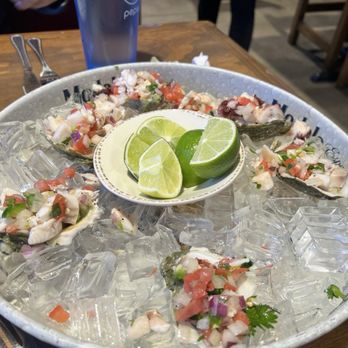 Real De Minas - Oysters with ceviche - Mexican Near Me - Aurora, Colorado Real De Minas - Oysters with ceviche - Mexican Near Me - Aurora, Colorado