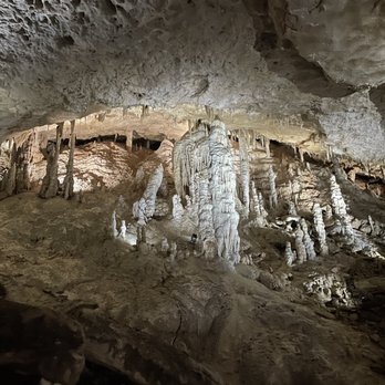 Natural Bridge Caverns - More cool structures in the second largest room - Tours Near Me - San Antonio, Texas