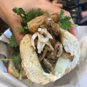 Pho Che - Bbq pork banh mi with a fried egg - Vietnamese Near Me - Flushing, New York