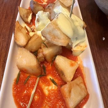 Bravas Bar de Tapas - Least favorite potato dish-- lack of salt and flavor. Kind of dry - Spanish Near Me - Healdsburg, California