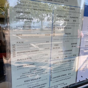 Custard King - Full menu in the window - Ice Cream & Frozen Yogurt Near Me - Astoria, Oregon Custard King - Full menu in the window - Ice Cream & Frozen Yogurt Near Me - Astoria, Oregon