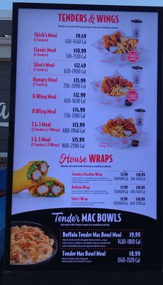 Menu photo 2 Slim Chickens Levelland, TX Menu photo 2 Slim Chickens Levelland, TX