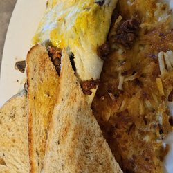 Akron Family Restaurant - Bacon eggs hash browns and toast