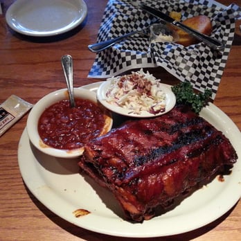 Bobby Q - 2 rib combo with baby back, St.Louis, beans and pecan cole slaw. - Barbeque Near Me - Phoenix, Arizona